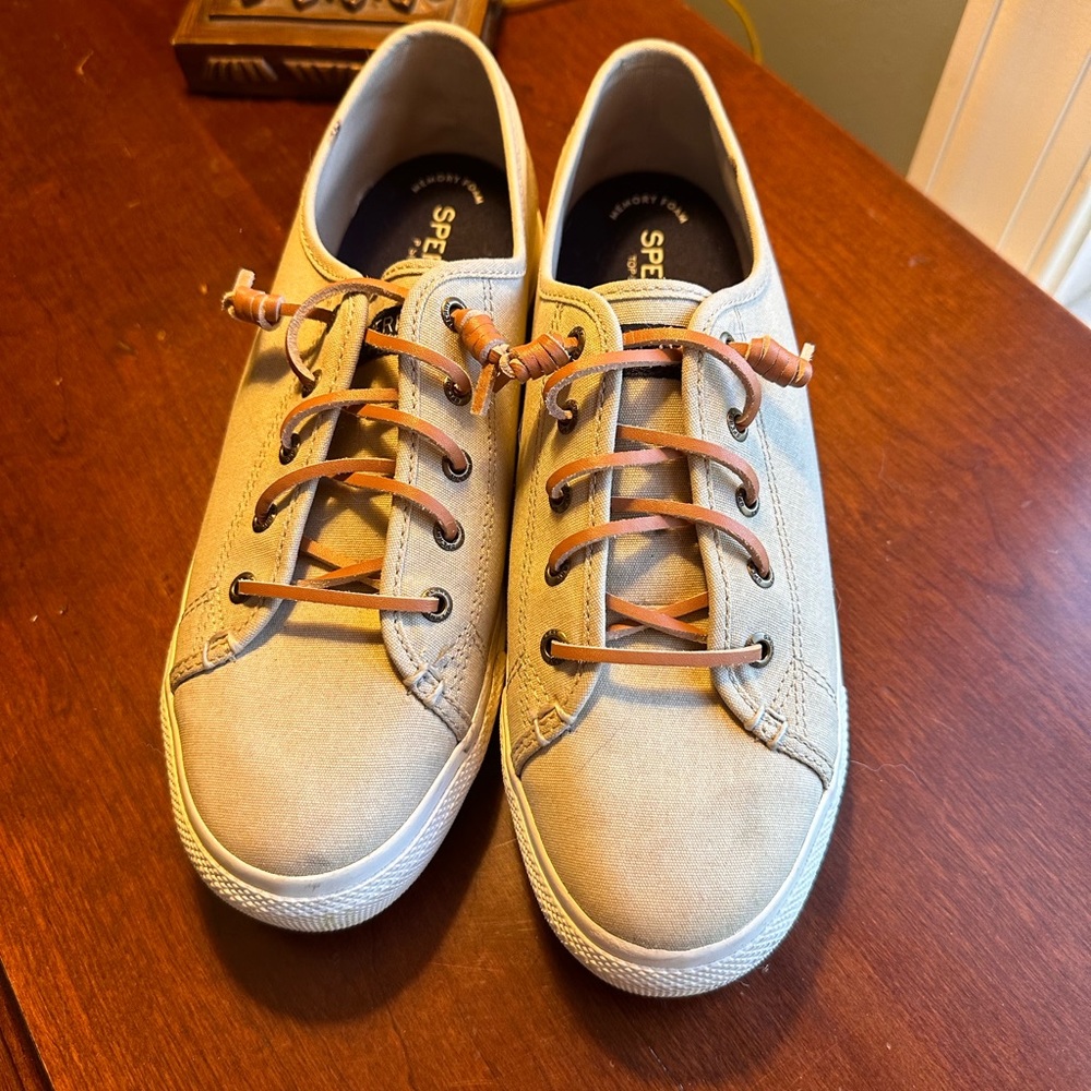 Sperry Leather Tie Sneakers